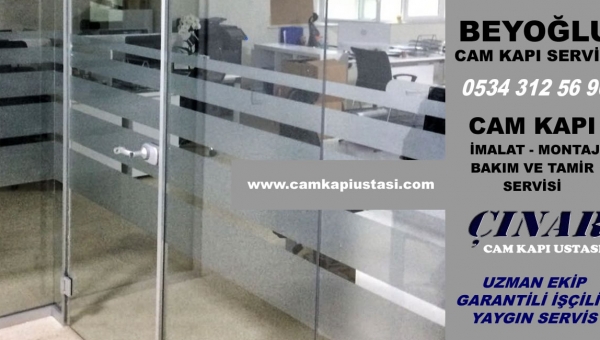Beyoğlu Cam Kapı Tamiri