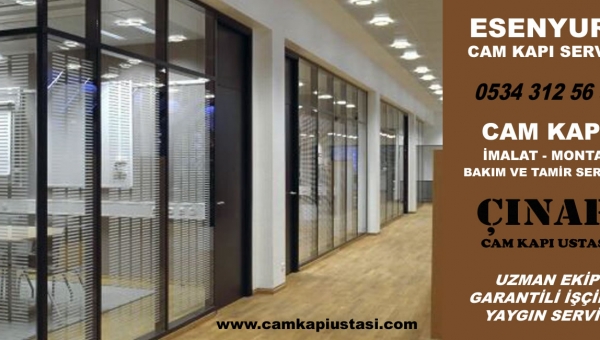Esenyurt Cam Kapı Tamiri